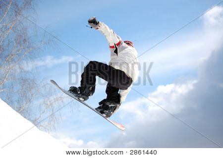 滑雪跳跃