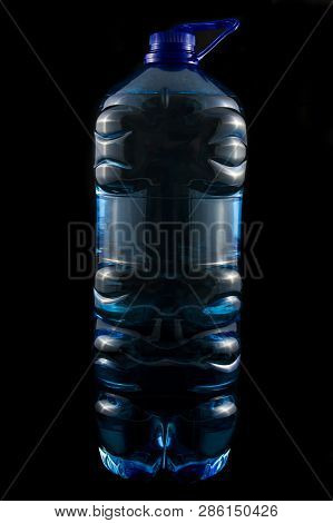 Plastic Five Litre Water Bottle Isolated
