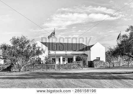 Tankwa Karoo National Park, South Africa, August 31, 2018: The Reception Office Of The Tankwa Karoo 