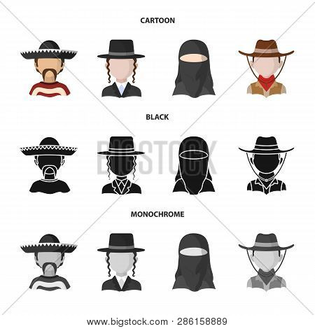 Vector Design Of Imitator And Resident Sign. Set Of Imitator And Culture Vector Icon For Stock.