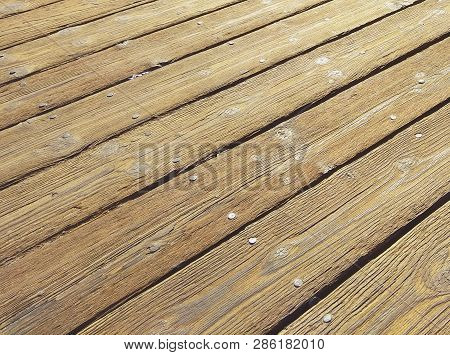 Image Of Old Wooden Floor  Texture Background