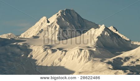 Sunset Mountains na Aljašce