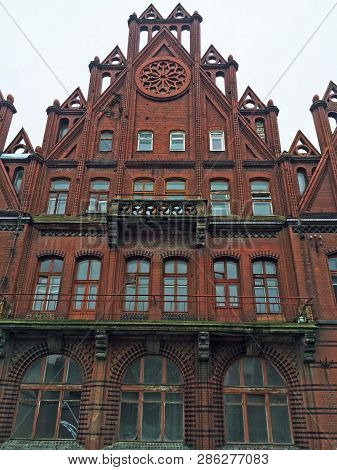 Old Factory Architecture Prussia Red Brick Königsberg Baltic Kirkha