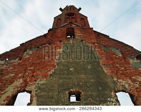 Old Factory Architecture Prussia Red Brick Königsberg Baltic Kirkha