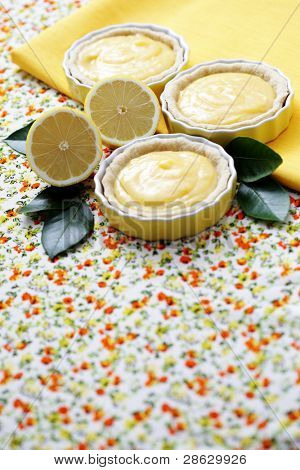 vynikající tartelette s lemon tvaroh