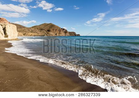 Beach in La Isleta del Moro, Cabo de Gata Natural Park, Spain