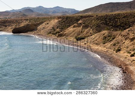 Beach in La Isleta del Moro, Cabo de Gata Natural Park, Spain