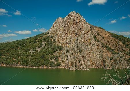 Valley And The Tagus River At The Monfrague National Park