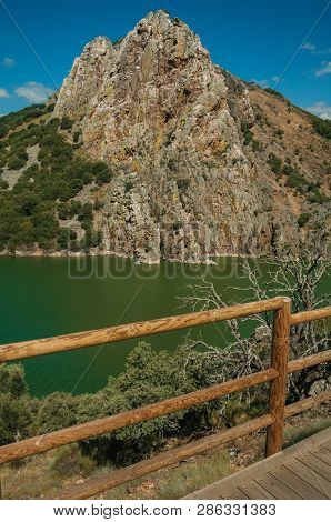 Valley And The Tagus River At The Monfrague National Park