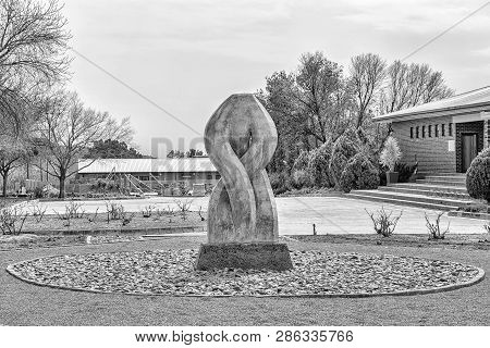 Orania, South Africa, September 1, 2018: The Koeksister Monument In Orania In The Northern Cape Prov