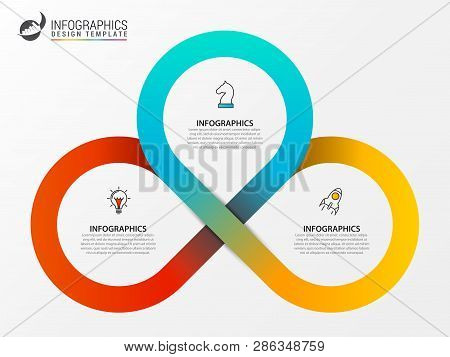 Infographic Design Template. Creative Concept With 3 Steps. Can Be Used For Workflow Layout, Diagram