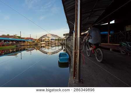 Trad, Thailand - December 01, 2018: Viewpoint Of The Eye Of Nam Chieo Village, Trad Province, Thaila