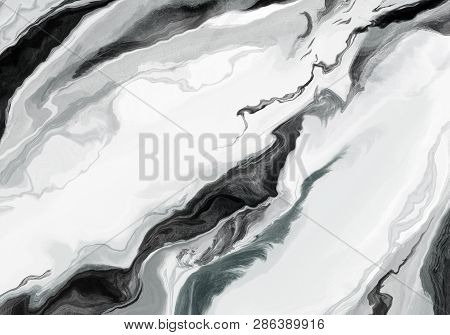 Super Duper Gorgeous Abstract Painting. Liquid Paint Technique Background. Marble Effect Painting. B