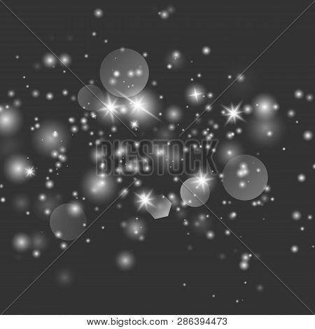 Sparks Glitter Special Light Effect. Vector Sparkles On Transparent Background. Christmas Abstract P