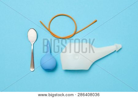 Cleaning Procedures For The Body: Nasal Irrigation With Salty Water And Rubber Catheter