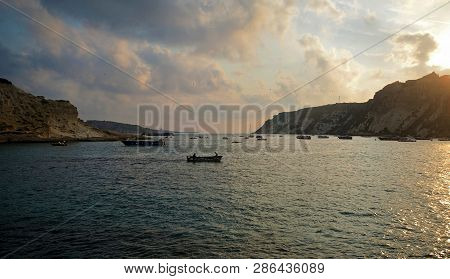 Seascape Of Tremiti Islands In The Adriatic Sea, During Sunrise