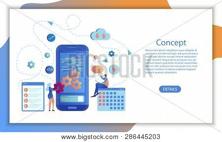 Mobile App Business Vector Photo Free Trial Bigstock