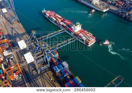 Kwai Tsing, Hong Kong, 14 February 2019:- Hong Kong Kwai Tsing Container Terminals