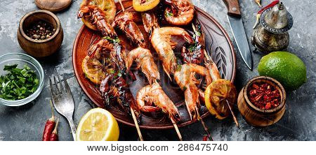 Grilled Shrimp Skewers