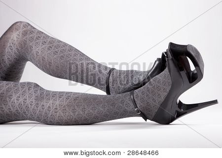Sexy nogi pończochy