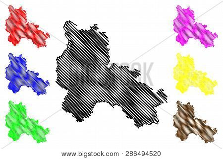 Lang Son Province (socialist Republic Of Vietnam, Subdivisions Of Vietnam) Map Vector Illustration, 
