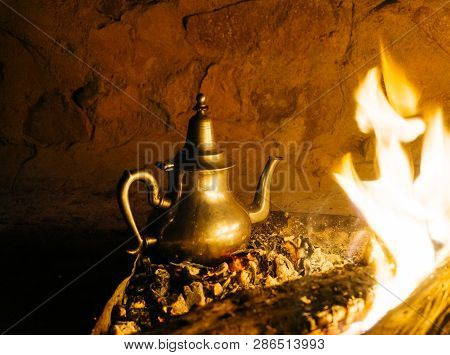 Arabian Mint Tea (moroccan Mint Tea) The National Hot Drink In The Middle East And The Muslim World.