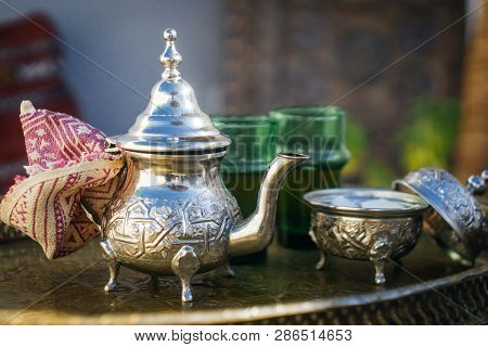 Arabian Mint Tea (moroccan Mint Tea) The National Hot Drink In The Middle East And The Muslim World.