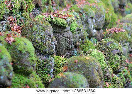 The Stone Statues Representing Disciples Of Buddha.