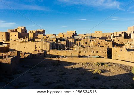 Morocco Tourism: Architecture Morocco. Ourzazate. Traditional Berber Houses In The Ancient City Of M