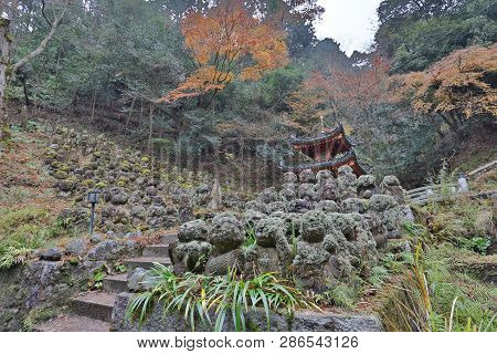 The Stone Statues Representing Disciples Of Buddha.