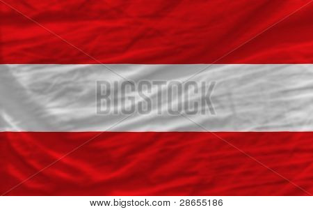 Kompletní zamával státní vlajka Rakouska pro pozadí