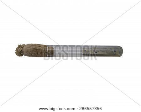 Isolated Test Tube With Grown Colonies Of Gonorrhea (neisseria Gonorrhoeae) After A Positive Reactio