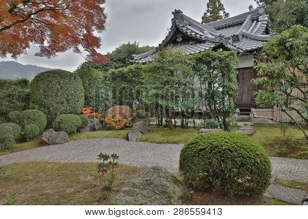 The Autumn In The Shinnyo Do Temple In Kyoto