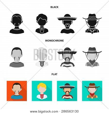 Vector Design Of Imitator And Resident Icon. Set Of Imitator And Culture Vector Icon For Stock.