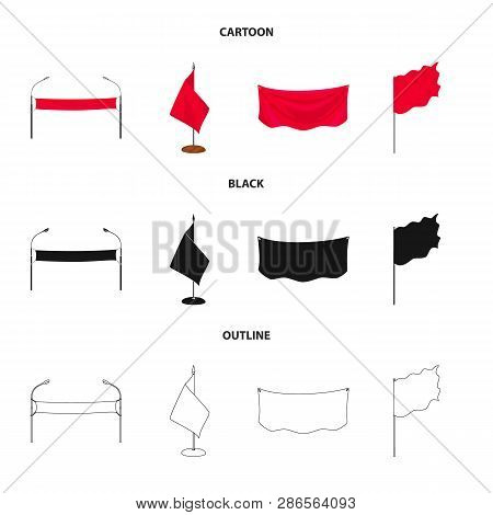 Vector Design Of Texture And Presentation Icon. Set Of Texture And Media  Vector Icon For Stock.