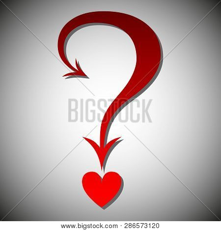 Question Mark Icon Vector Illustration On White Background
