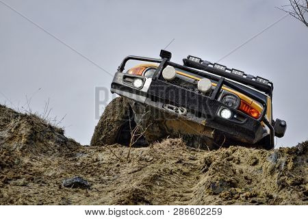 Rally-raid, Dirt And Gravel Road Competitions, Jeep Races, Off-road Races On Speed Cars On The Deser