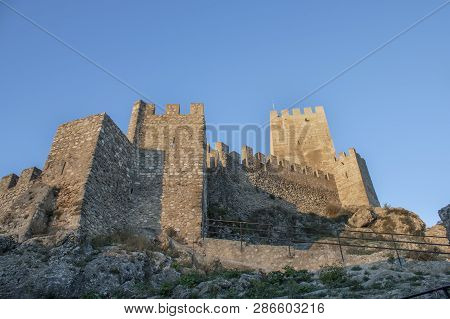 Banyeres Of Mariola Medieval Castle, Alicante, Spain