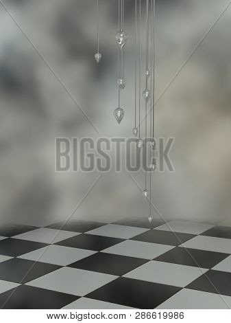 Fantasy Backgrounds In The Sky With Drops