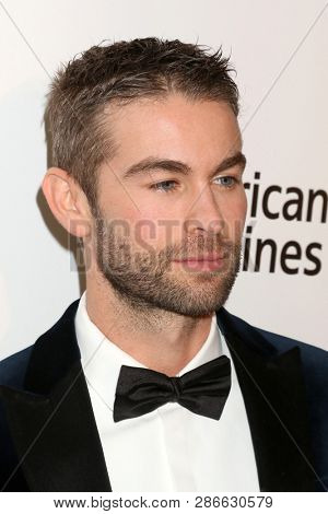 LOS ANGELES - FEB 24:  Chace Crawford at the Elton John Oscar Viewing Party on the West Hollywood Park on February 24, 2019 in West Hollywood, CA