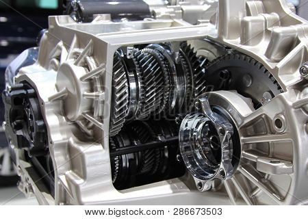 6 Speed Robotic Gearbox. Internals, Gears And Friction Clutches