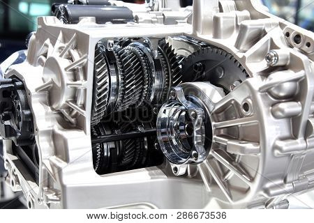 6 Speed Automatic Robotic Gearbox. Internals, Gears And Friction Clutches