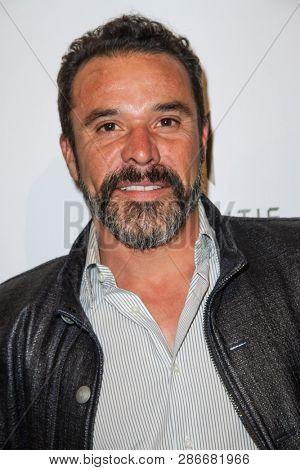 Michael Irby arrives at The Rafi 2019 Pre-Oscars Gifting Lounge at the Waldorf Astoria Hotel, Beverly Hills, CA on Feb. 22, 2019.
