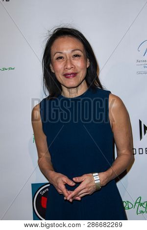 Tan Kheng Jua arrives at The Rafi 2019 Pre-Oscars Gifting Lounge at the Waldorf Astoria Hotel, Beverly Hills, CA on Feb. 22, 2019.