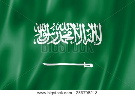 Flag Of Saudi Arabia. Kingdom Of Saudi Arabia-illustration.