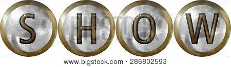 Show, Concept With Useful Headings For Restaurants And Hotels, Inviting, Menu And Interior In Metal 