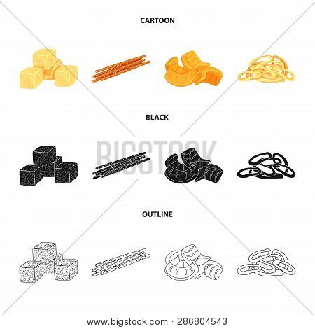 Vector Illustration Of Oktoberfest And Bar Logo. Collection Of Oktoberfest And Cooking Vector Icon F