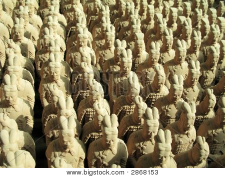 Repliche di guerriero di terracotta