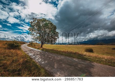 Montenegro, National Park Durmitor, Mountains And Clouds