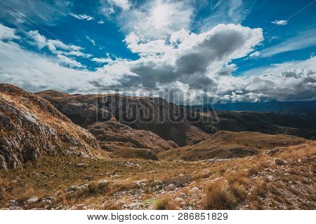Montenegro, National Park Durmitor, Mountains And Clouds